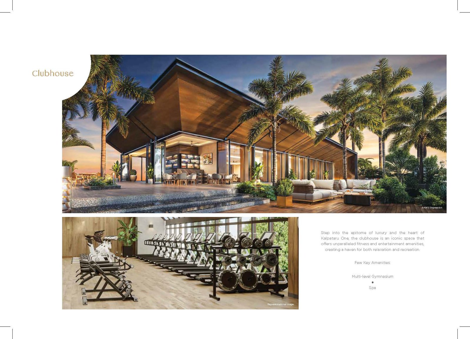 Club House & Gymnasium at Kalpataru One, Worli